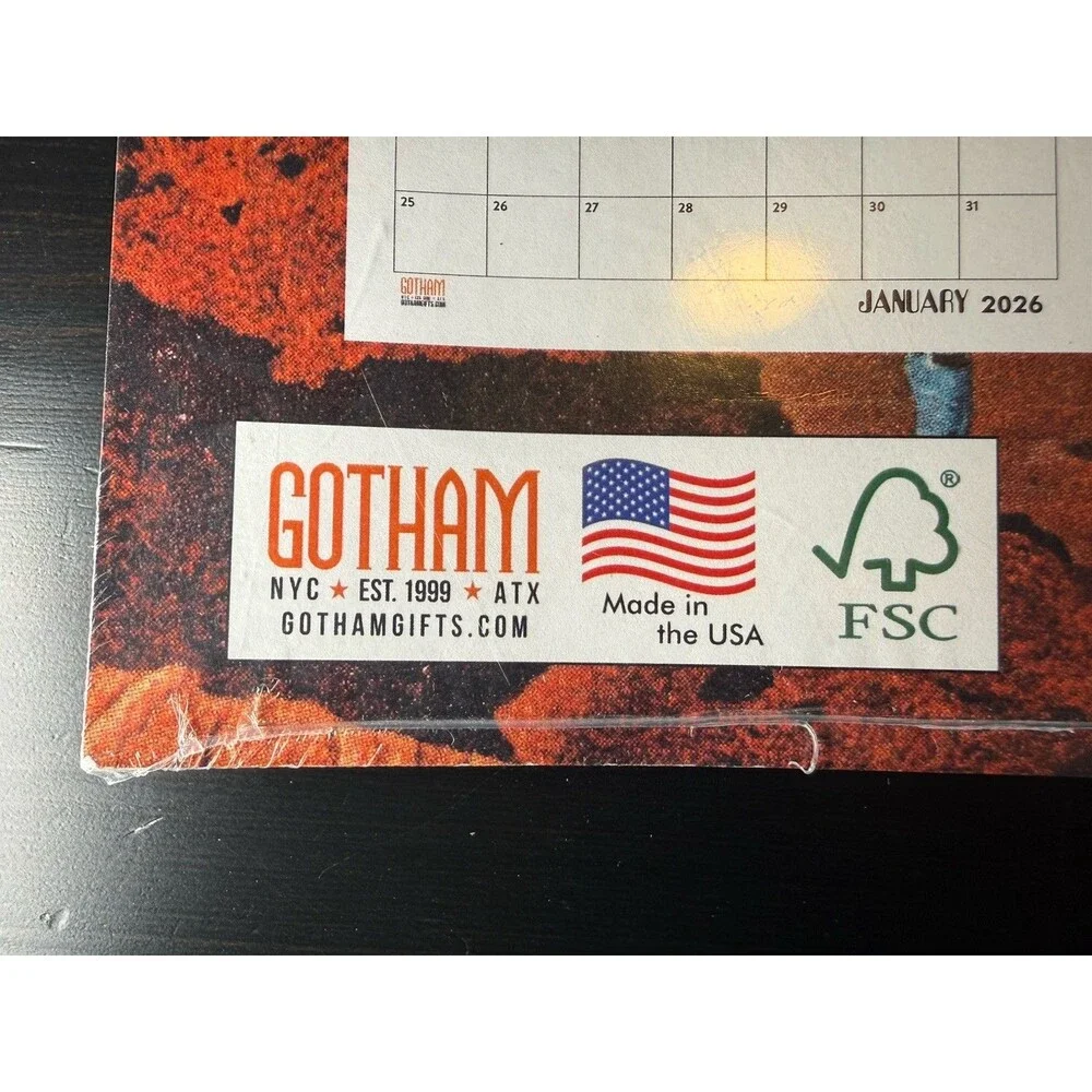 Weird Retro Sci-Fi 2026 Wall Calendar Gotham Gifts Vintage Science Fiction Art
